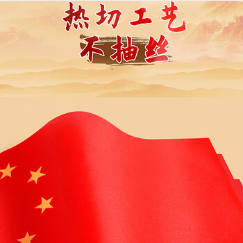 格立特（gelite）送36贴纸 中国国庆小国旗手持小红旗手摇旗杆小五星红旗帜7号25面带杆20*30cm小旗子氛围儿童手拿