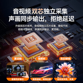 绿巨能（llano）HDMI视频采集卡4K60Hz高清直播RGB24适用索尼佳能尼康相机录制Switch2/PS5游戏电竞电脑手机ipad