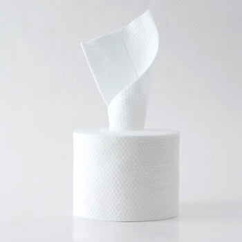 洁丽雅一次性洗脸巾 加厚珍珠纹棉柔巾洁面擦脸卷筒毛巾20cm*20cm 5卷装