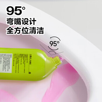 小仓熊洁厕灵洁厕液 厕所马桶清洁剂杀菌除垢祛味洁厕液 青柠450ml*1瓶
