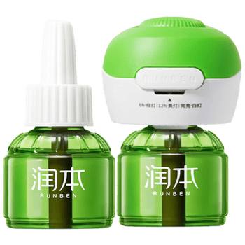 润本【婴幼儿宝宝儿童 驱蚊液】电热蚊香液2液+1器(润康家0.6%)*2盒 润本【婴幼儿宝宝儿童 驱蚊液】电热蚊香液2液+1器(润康家0.6%)*2盒