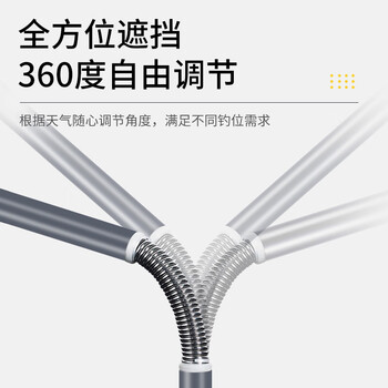 冇力折叠钓鱼伞户外防雨防晒防紫外线垂钓伞户外1.8米大钓伞摆摊伞