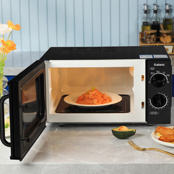 格兰仕（Galanz）双旋钮平板式微波炉 Z700T1DP1B1 20L 黑色
