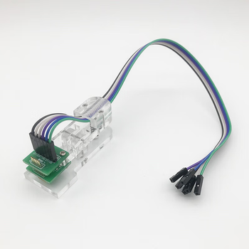 宏达硕烧录夹编程器烧录器编程器夹pcb夹测试夹免拆1.25mm单排10P