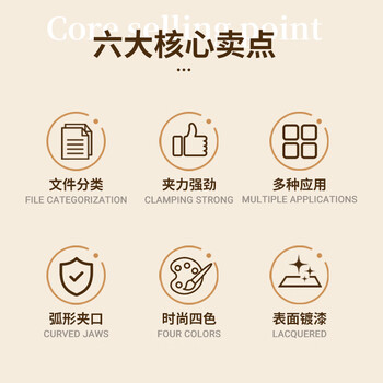 优必利  长尾夹彩色燕尾夹金属铁夹凤尾夹文件夹蝴蝶夹小夹子 办公用品资料固定票夹 32mm24只/筒 4053