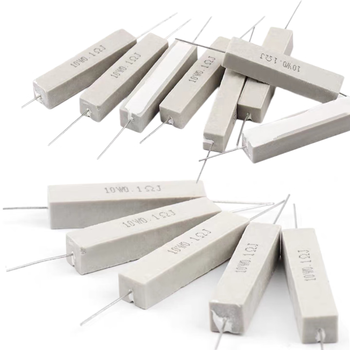 汇君 10W卧式水泥电阻器精度5%无感立式水泥电阻 3.3R 10个