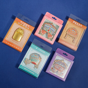 天色金丝翼善冠冰箱贴 博物馆文创教师节北京旅游故宫伴手礼品纪念品中国风年会生日新年礼物TS-6321