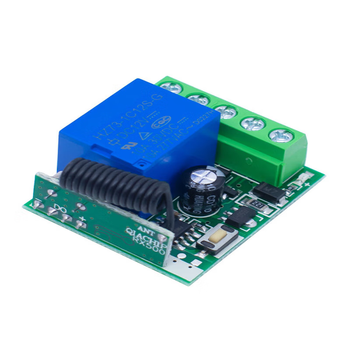 正鑫远 DC 12V单路无线开关控制板 遥控继电器 点动自锁互锁 433MHZ（2个）