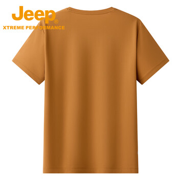 JEEP吉普男式短袖T恤衫J522094501落日橙尺码可选M-20XL下单备注尺码