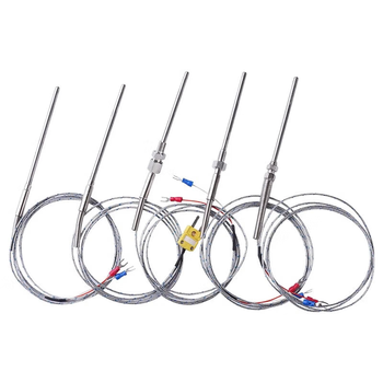 正鑫远 K型铠装热电偶探头高温J/T探针电热偶PT100热电阻E温度传感器 探头为321管材A级测温丝