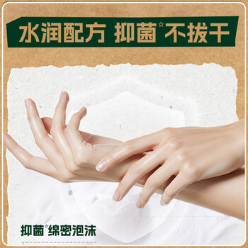 威露士环保洗手液泡沫补充装抗病毒甲流感抑菌杀菌儿童200mL*3