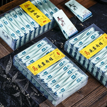 特級烏龍茶　武夷山牛欄坑肉桂岩茶　礼盒8.3g×6袋 牛栏坑肉桂【野牛肉】武夷岩茶大红袍正岩特级乌龙茶叶礼盒装540g