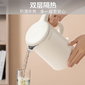 九阳热水壶烧水壶电水壶1.5L大容量 316L不锈钢内胆 双层隔热 0胶水壶K15FD-W170