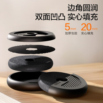 飞尔顿（FEIERDUN）哑铃男杠铃可调节哑铃片健身训练器材家用组合套装旗舰款30千克
