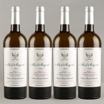 2012年 木桐银翼干白葡萄酒 750ml 4瓶 红酒拍卖【916121】