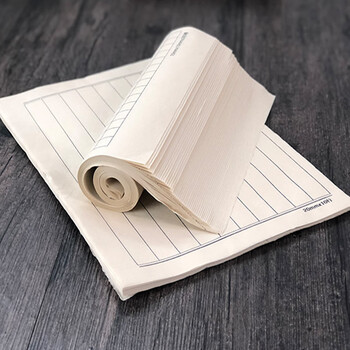 一海堂 文化宣纸 毛笔字帖仿古书法日课纸 小楷毛笔熟饭练习用纸不洇不皱  20*30行