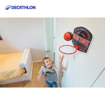 迪卡侬迷你儿童篮球小篮板挂式室内篮球框篮球架深蓝(未打气)4487151 迪卡侬迷你儿童篮球小篮板挂式室内篮球框篮球架深蓝(未打气)4487151