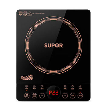 苏泊尔（SUPOR）电磁炉 家用大功率多功能电磁灶 微晶面板 8档火力调节 活动用品推荐 C22-IH80QA