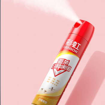 彩虹【店铺爆款】杀虫气雾剂500ml柠檬x3瓶家庭户外高效驱蚊 彩虹【店铺爆款】杀虫气雾剂500ml柠檬x3瓶家庭户外高效驱蚊