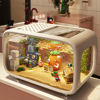 小型金鱼缸水族箱- 京东