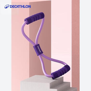 迪卡侬瑜伽拉力带家用健身女开肩颈拉伸弹力带乳胶薰衣草紫4504184 迪卡侬瑜伽拉力带家用健身女开肩颈拉伸弹力带乳胶薰衣草紫4504184