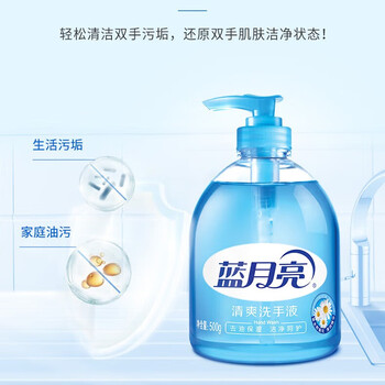 蓝月亮野菊花清爽洗手液500g 泡沫丰富清洁滋润