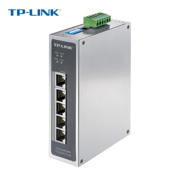 TP-LINK TL-SG2005工业级 工业级以太网交换机DIN导轨安装耐高温企业网络分线器分流器 5口千兆WEB网管