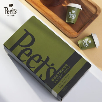 皮爷咖啡皮爷peets 冻干即溶咖啡（百利冷萃）24g（3g*8颗）