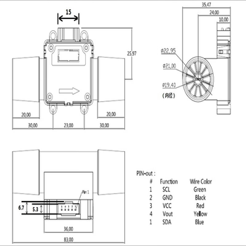 正鑫远 CAFS3000微小气体流量传感器检漏微型空气流量计0-500ML/MIN