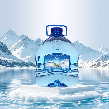 格莱雪【热门商品】低氘冰川天然水3.78L*4瓶弱碱性水小分子团整箱装
