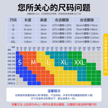 WSPEN德国医用护腰带腰间盘突出腰带神器腰肌劳损腰部支撑透气腰托男女