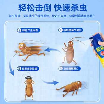 榄菊【温和有效 驱蚊无忧】速杀型气雾剂600ml 新旧包装随机