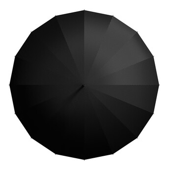 天玮伞业16骨半自动雨伞直柄双人男女晴雨两用伞加大加固抗风太阳伞可定制