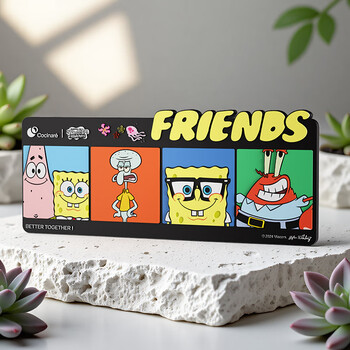 COCINARE海绵宝宝联名系列咖啡沥水垫拼图款 可拆卸拼装隔热咖啡杯垫 防滑垫桌面吧台加厚防水垫配件 COCINARE海绵宝宝联名系列咖啡沥水垫拼图款 可拆卸拼装隔热咖啡杯垫 防滑垫桌面吧台加厚防水垫配件