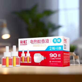 六神 电热蚊香液组合【蚊香液34ml*2+直插器*1】无烟无味 有效驱蚊