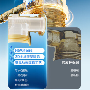 安吉尔前置过滤器家用半自动反冲洗防爆入户自来水过滤器8.5T全屋家用净水器前十名40微米J3526-GWG-6000