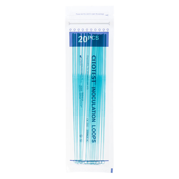 世泰 接种环一次性无菌塑料微生物采样棒接种棒丝接种针涂布棒实验室用耗材 【10μL无菌接种环】20支