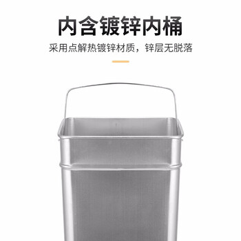 KUK酒店垃圾桶烟灰桶不锈钢大堂室外立式走廊带烟灰缸灭烟头垃圾筒