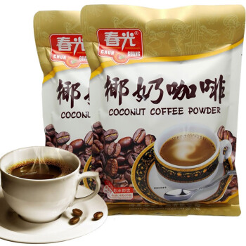 春光炭烧咖啡360克/袋海南特产速溶咖啡粉冲饮代餐粉椰奶咖啡选 椰奶咖啡360克X1袋（含20包）