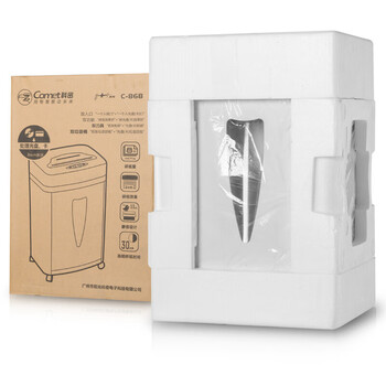 科密5级保密办公商用碎纸机（单次10张 持续60分钟 20L 可碎卡、光盘 ）C-868 comet