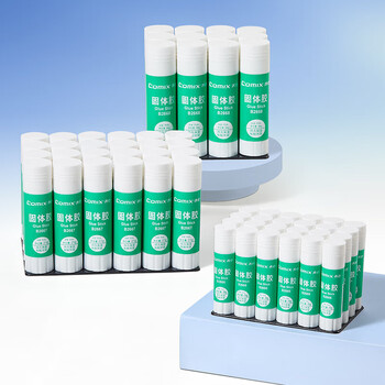 齐心【24支】胶棒固体胶 PVA固体胶水快干胶 21g/支 B2667-N