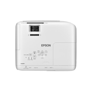 爱普生（EPSON）CB-FH08  投影仪 3LCD办公会议商用家用投影机（3600流明 1080P高清）【标配+吊架+幕布+安装】