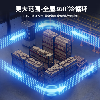 VCJ【德国品牌】空调扇工业冷风机大型电冷风扇大面积降温水冷风扇商用工厂仓库车间 ZHL-5500