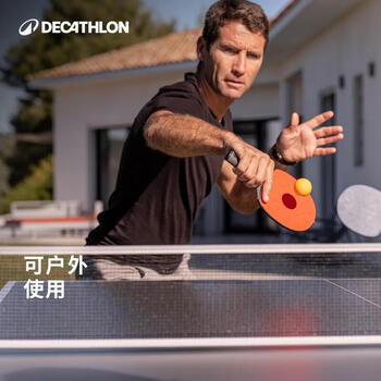 迪卡侬乒乓球拍横拍塑料防水乒乓球套装(两拍三球)-2941351 迪卡侬乒乓球拍横拍塑料防水乒乓球套装(两拍三球)-2941351