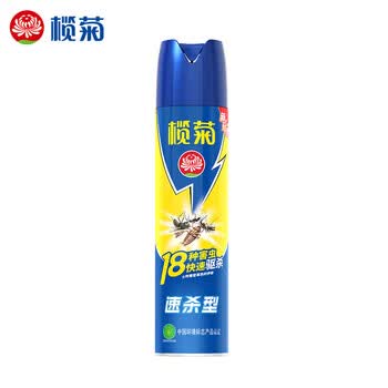榄菊【大容量 有效驱灭杀18种害虫等】速杀型气雾剂600ml