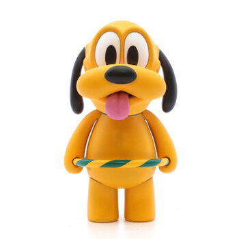 正版迪士尼经典人物高飞大鼻史迪仔搪胶q萌潮玩摆件 布鲁图(现货) cfs