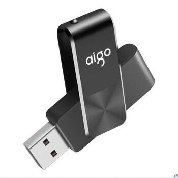 爱国者(aigo)金属U盘 32GB USB2.0 商务迷你款简约旋转优盘稳定传输 U266 黑色 爱国者(aigo)金属U盘 32GB USB2.0 商务迷你款简约旋转优盘稳定传输 U266 黑色