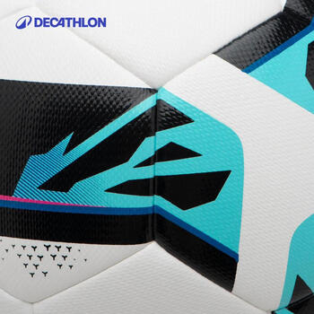 迪卡侬F500足球4号蓝白儿童成人通用耐磨训练比赛用球-4788512