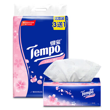 得宝【食用油+面巾纸】稻谷鲜生调和油5L+T2284抽纸90抽4包*2提