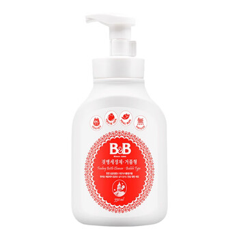 保宁B&B母婴洗护去水垢果蔬清洗泡沫500ml*2瓶装 婴儿宝宝奶瓶清洁剂
